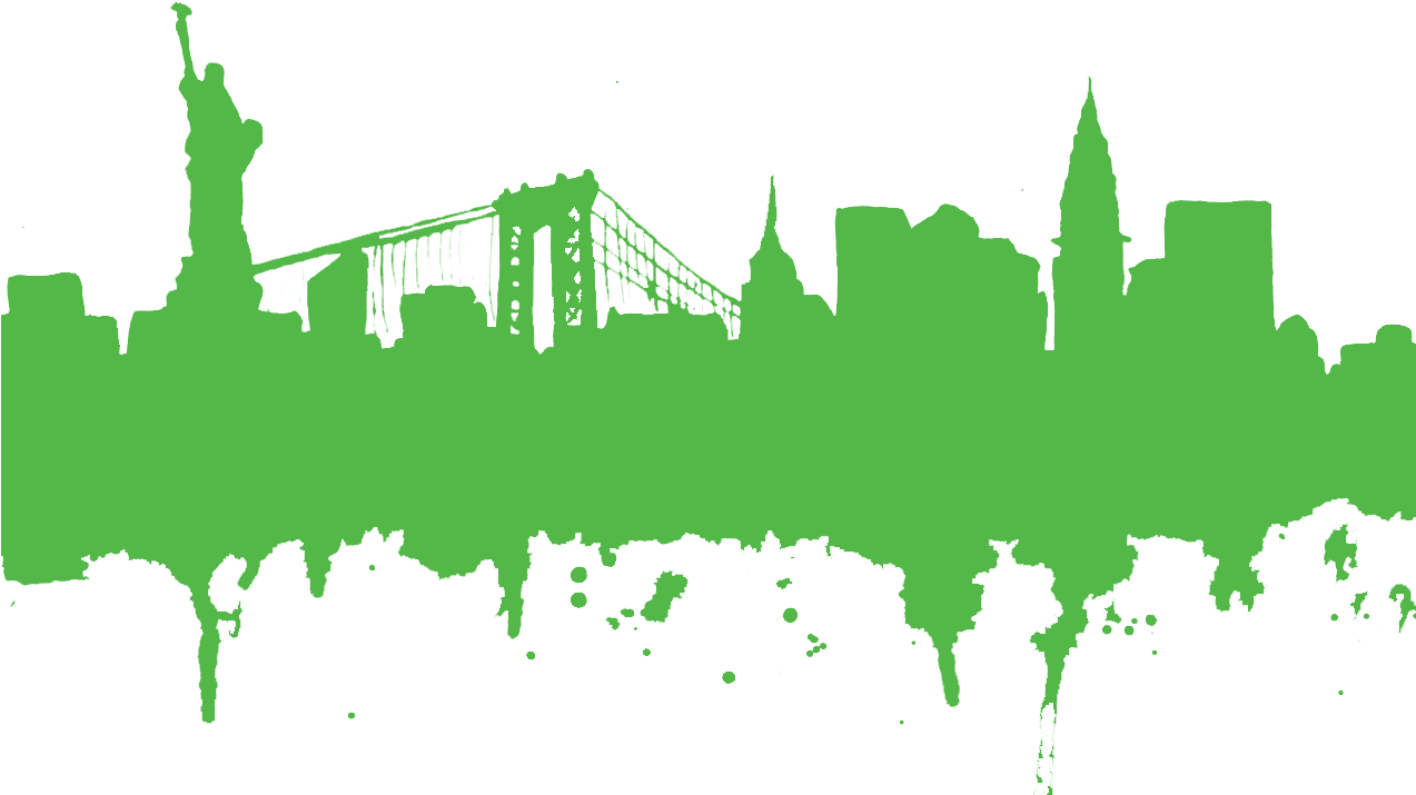 New Yoek City Skyline Tattoo (1272x791), Png Download