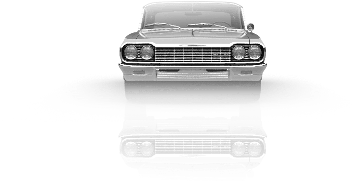 Chevrolet Impala Ss 409 Coupe - Model Car (1004x518), Png Download