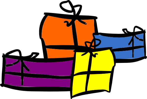 Presents (600x403), Png Download