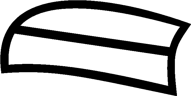 Sad Mouth Closed Teeth - Human Tooth (675x346), Png Download