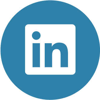 Follow Us On Social Media - Instagram Logo Circle Blue (417x417), Png Download