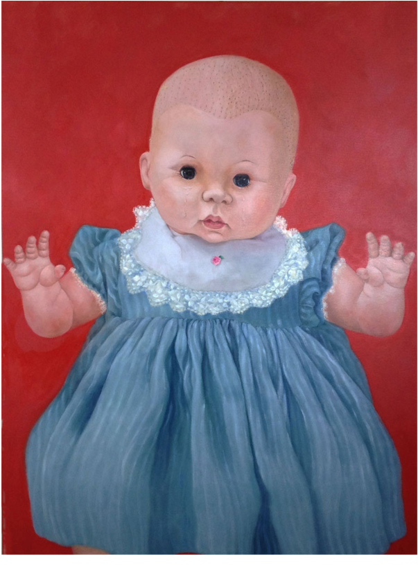 Doll - Oil Painting (1000x840), Png Download