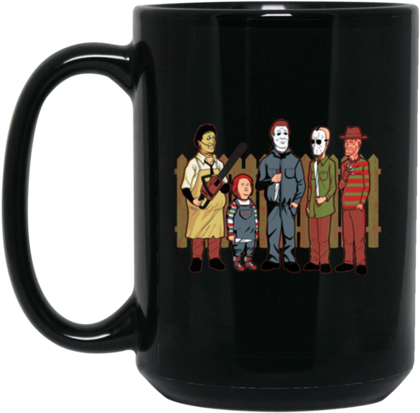 Horror King Of The Hill Mug King Of The Hell Coffee - Horror Movie Villain Shirt (600x600), Png Download