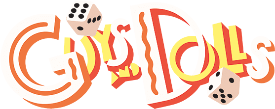 Mti Guys And Dolls Logo - Guys And Dolls Title (600x600), Png Download