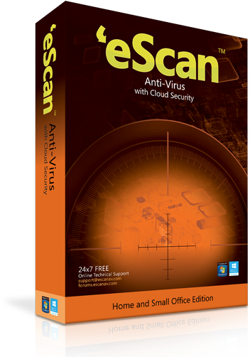 Escan Anti-virus - Escan Antivirus Cloud Security (545x504), Png Download