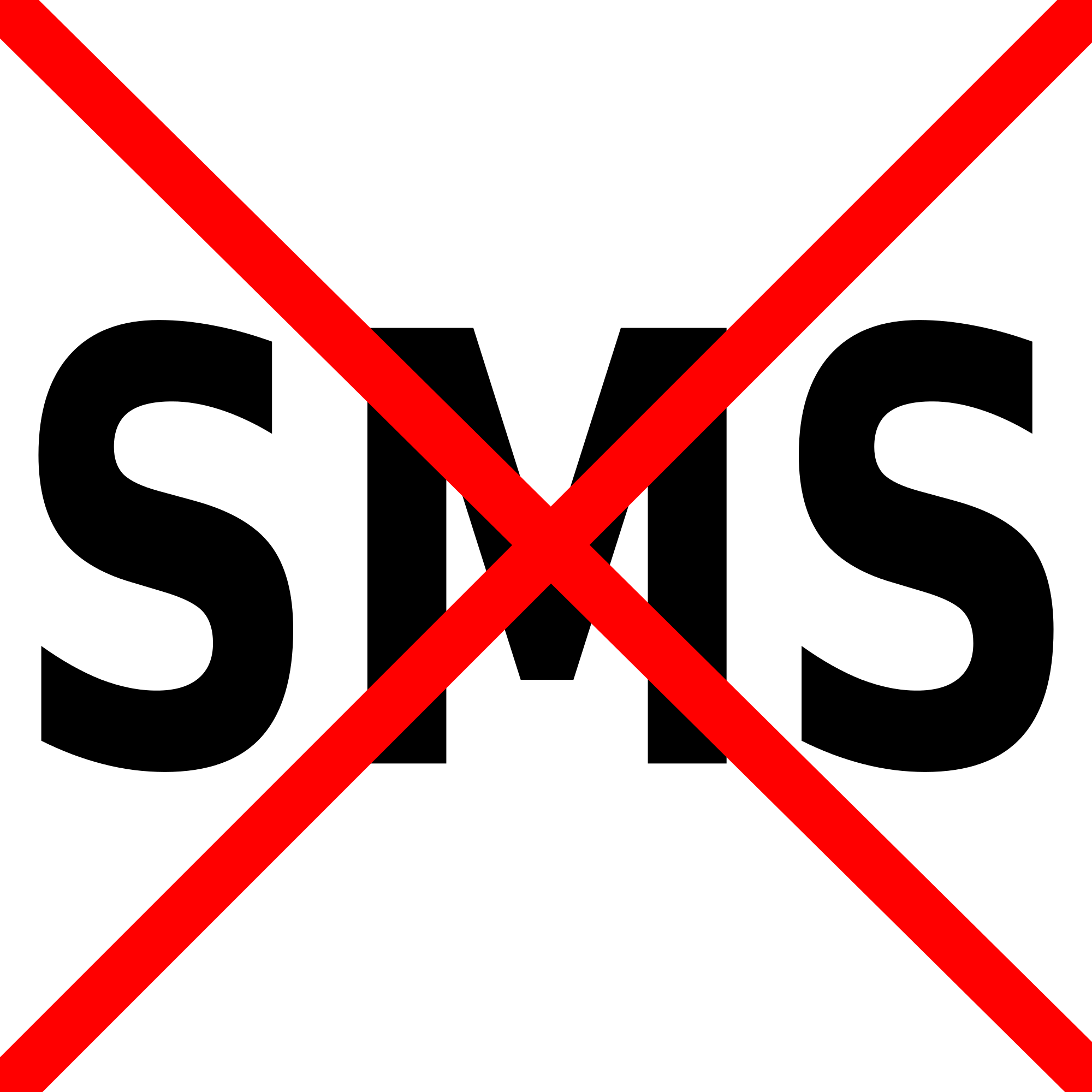 Open - No Sms (2000x2000), Png Download