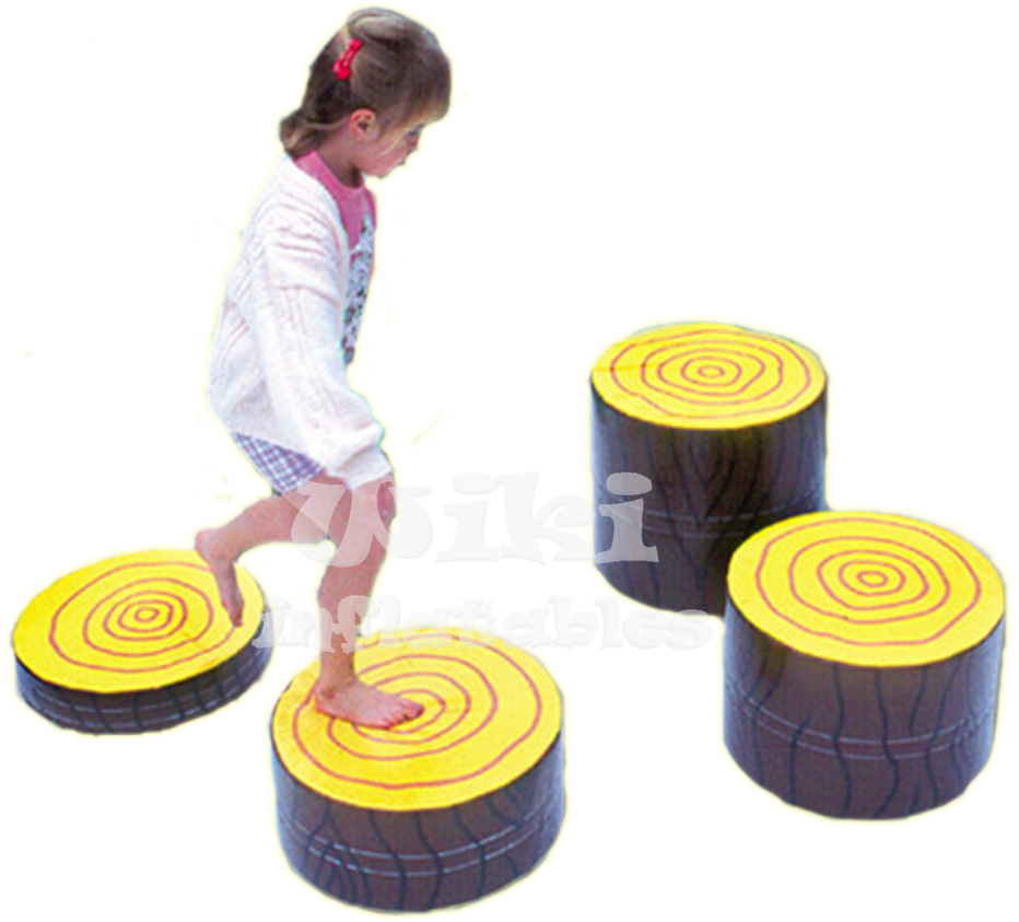 Log Stepping Stones - Obstacle Course Stepping Stones (960x960), Png Download