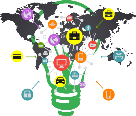 Mision - World Map (469x400), Png Download