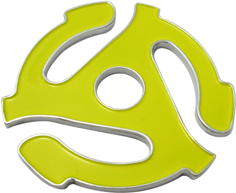 45 Rpm Record Adapter Ball Marker & Hat Clip - 45 Rpm Adapter (500x500), Png Download