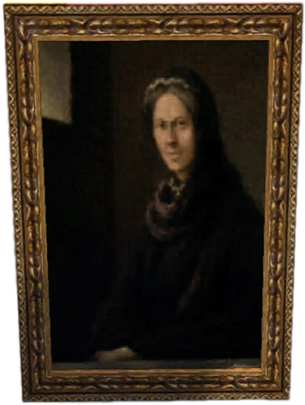 Dead Rising Paintings Older Woman - Picture Frame (464x614), Png Download