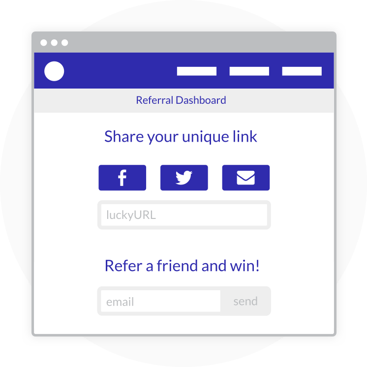 Refer A Friend Viral Loops Referral Template - Refer A Friend Design Templates (746x746), Png Download