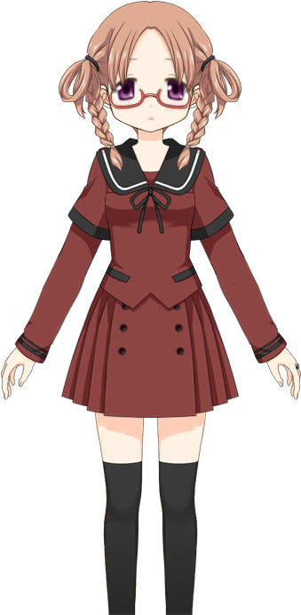 Hiiragi Nemu Pre-transformation - 参 京 院 教育 学園 (500x760), Png Download