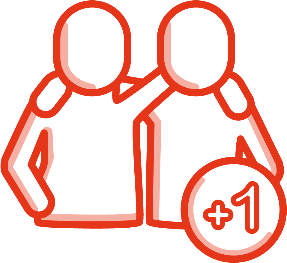 For Every Referred Friend, That Will Register For Our (1024x1024), Png Download