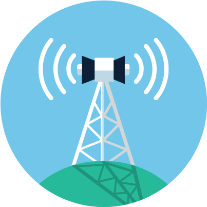 Get The Word Out About Your Refer A Friend Program - Telecommunications Tower (425x437), Png Download