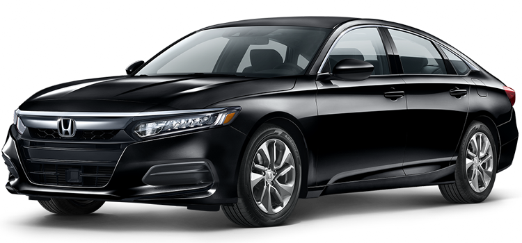 New 2018 Honda Accord Sedan - Honda Accord Sport 2018 Black (750x350), Png Download