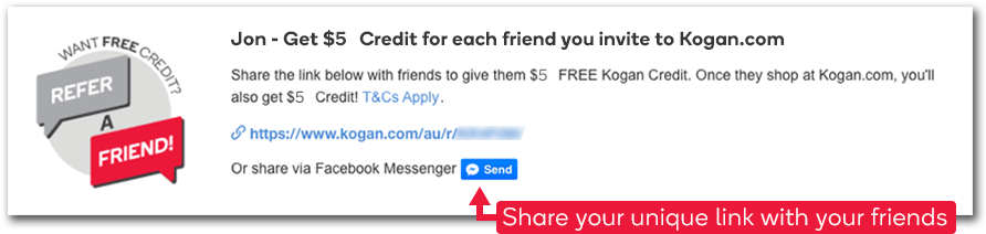 Onced Logged In, Copy The Unique Link Available In - Share The Link With Your Friends (900x279), Png Download