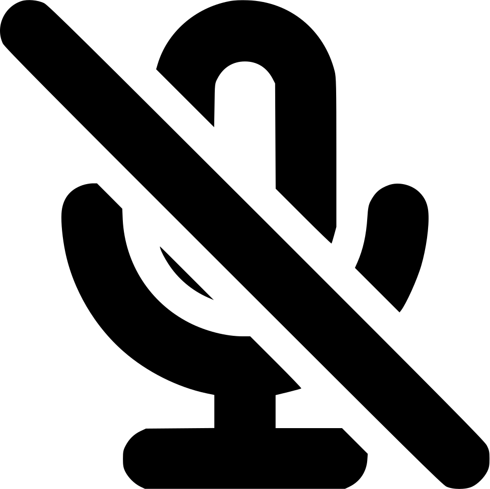 Png File - Microphone Clipart Off Png (981x980), Png Download