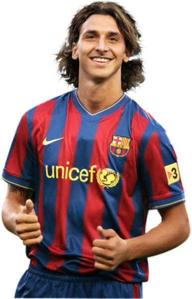 Zlatan Ibrahimovic Barcelona - Zlatan Ibrahimovic Barcelona Png (386x600), Png Download
