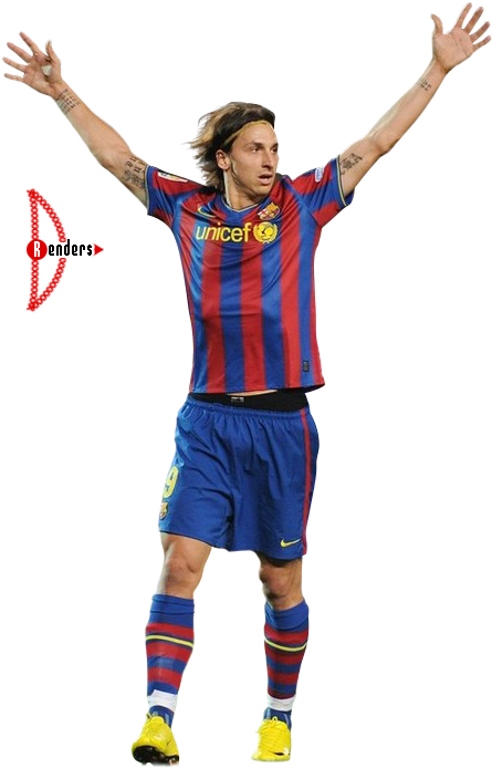 Zlatan Ibrahimovic Photo Ibrahimovic - Zlatan Ibrahimovic Barcelona Png (500x746), Png Download