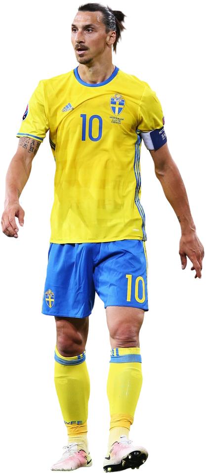 Zlatan Ibrahimovic - Zlatan Sweden Png (417x957), Png Download