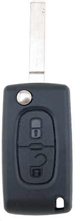 Citroen C2 C3 C4 C5 C6 C8 2 Button Remote Flip Key - Gear Shift (500x500), Png Download