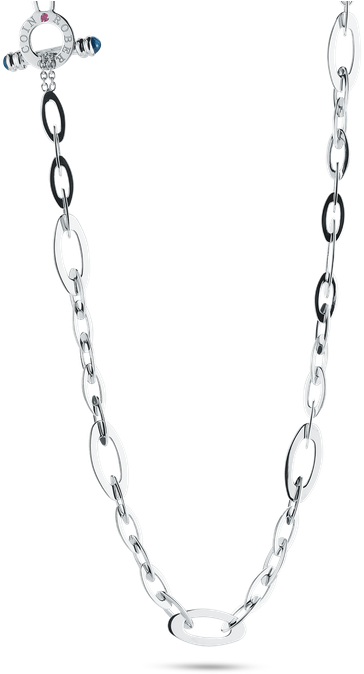 Roberto Coin Chic And Shine Small Link Necklace - Roberto Coin Chic & Shine (800x800), Png Download