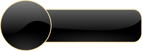Dark Round Button With Caption Png Clip Arts - Button Png Dark (600x218), Png Download