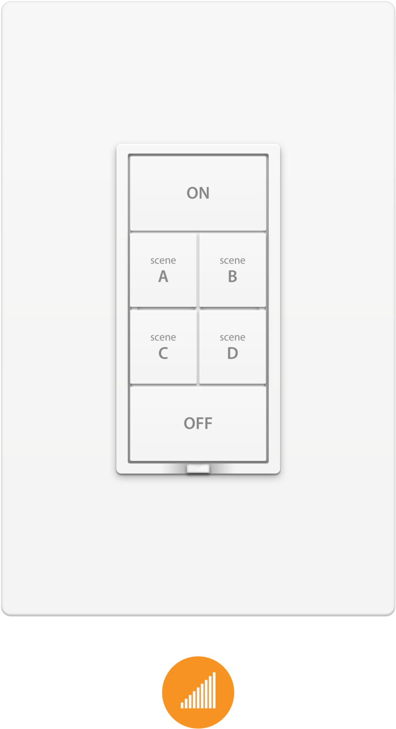 Keypad Types 6 Button Dimmer - Household Supply (1000x1667), Png Download