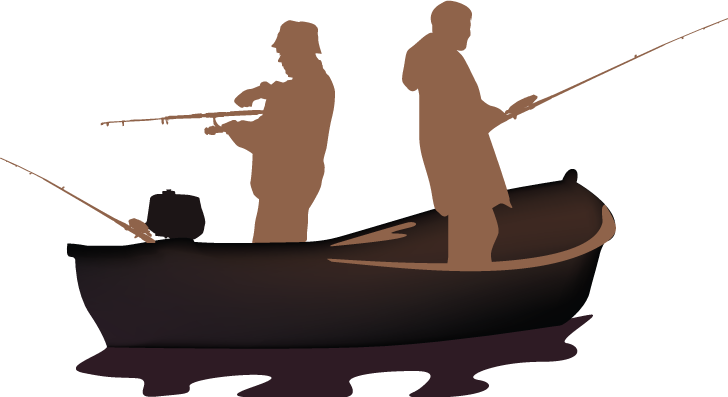 Fisherman-boat - Boat (728x397), Png Download