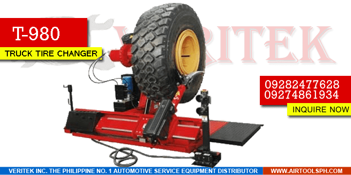 Veritek T-980 Truck Tire Changer - Tire Changer For Sale In Philippines (720x360), Png Download