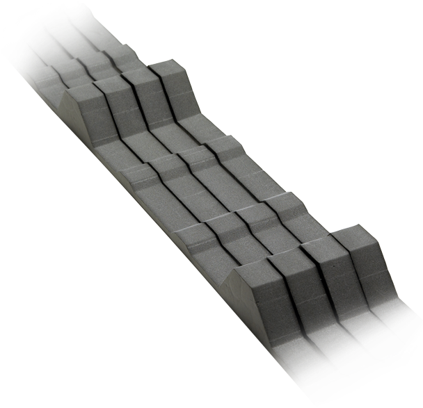 Closurefoam Large - Foam Closures (607x704), Png Download