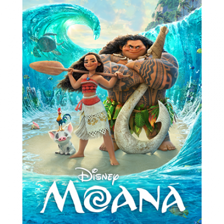 Eastgate Saturday Cinema - Moana Official Poster (440x440), Png Download