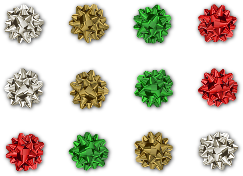 Christmas Bows Animated Brush - Hot Chocolate Christmas By William J Comstock (900x675), Png Download