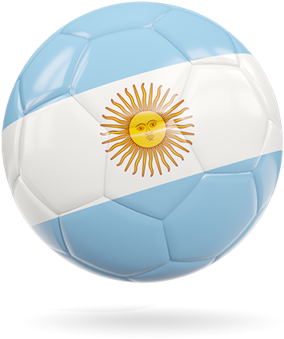 Argentina Flag In Soccer Ball (640x480), Png Download