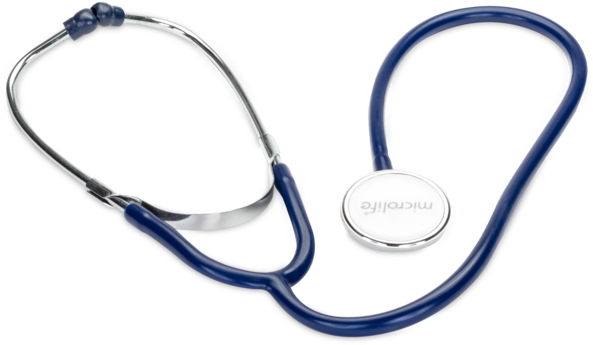 Single Head Stethoscope - Microlife Dual Stethoscope (600x600), Png Download