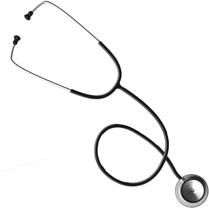 Stethoscope - Line Art (700x759), Png Download