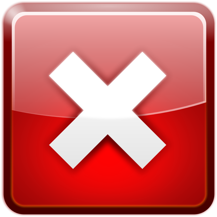 Oxygen480 Status Dialog Error - Icon Right And Wrong (1024x1024), Png Download
