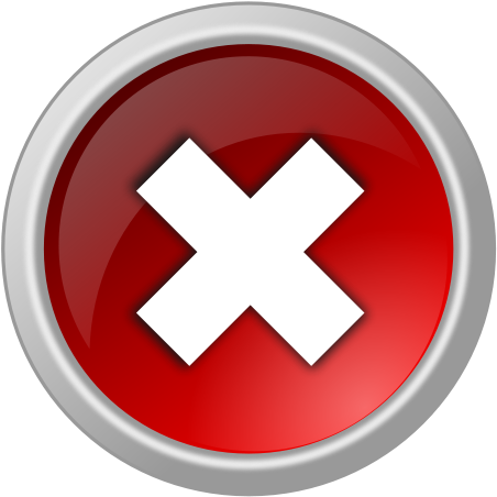 Clipart Png Related To Next Error - Error Button (600x600), Png Download