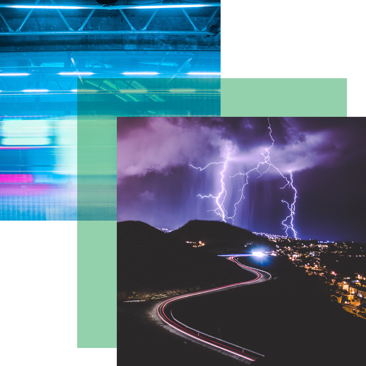 Deliver On The Promise Of Lightning, And Avoid The - Tail Light Trail Photography (730x730), Png Download