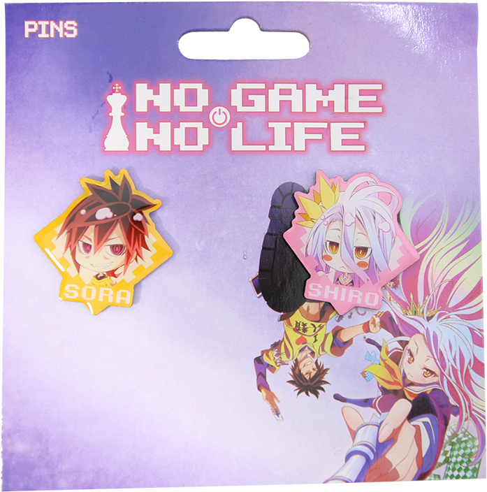 No Game No Life Pin Set - No Game No Life-episode 01-04 Im Sammelschuber Blu-ray (1000x1000), Png Download