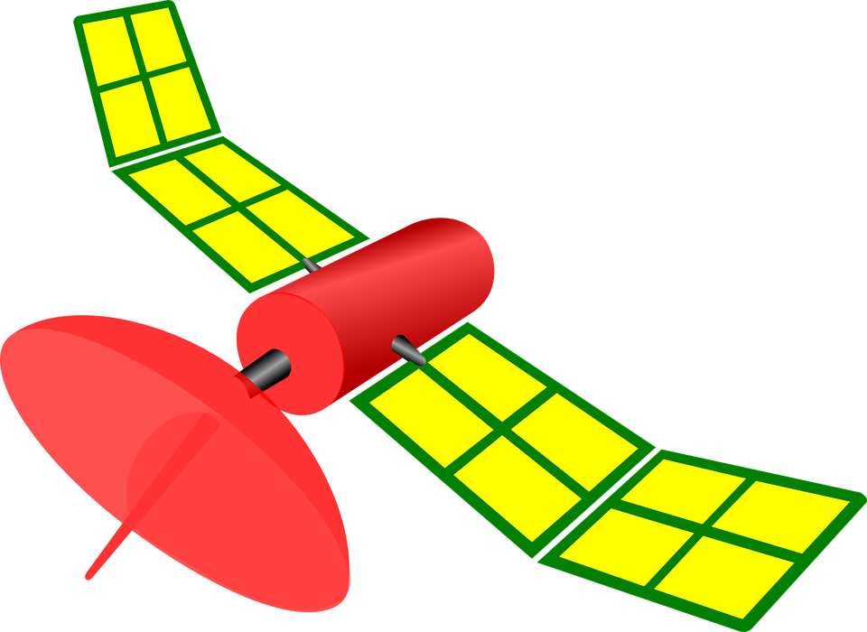 Small - Satelite Desenho Png (600x438), Png Download