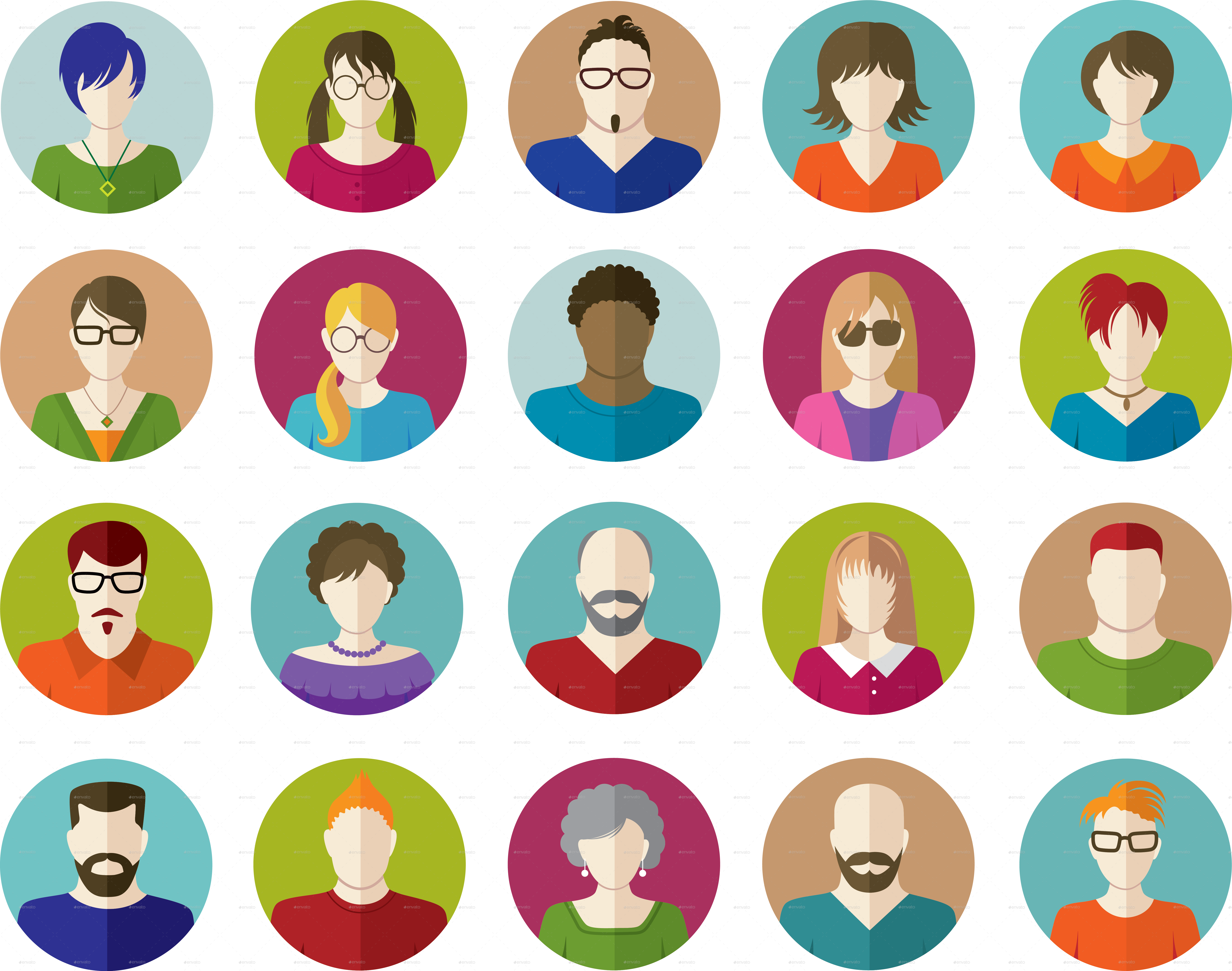 Peoples Icon Png Download (6723x5298), Png Download