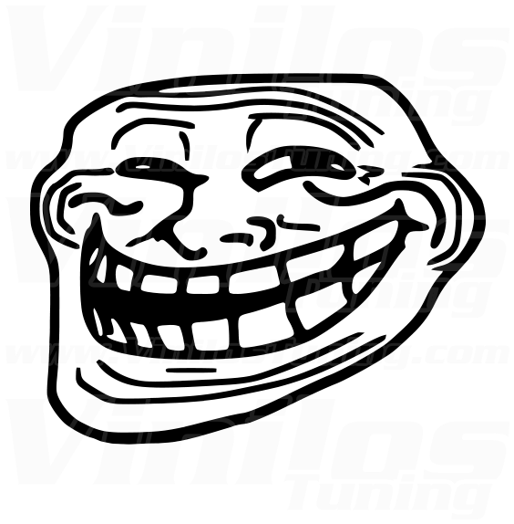 Transparent Troll Memes Of Instagram - Troll Face Shirt (600x600), Png Download