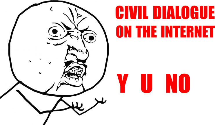 Many And Varied Are The Methods Dialogue Facilitators - Yu No Guy (767x452), Png Download