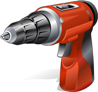 Driller, Hand, Tool Icon - Construction Icon Ico (400x400), Png Download