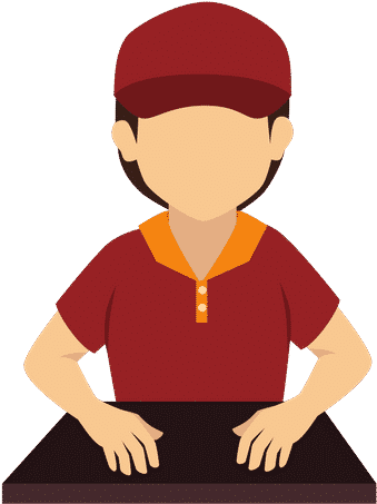 Cashier - 0shares - Uniforme De Un Cajero (500x500), Png Download