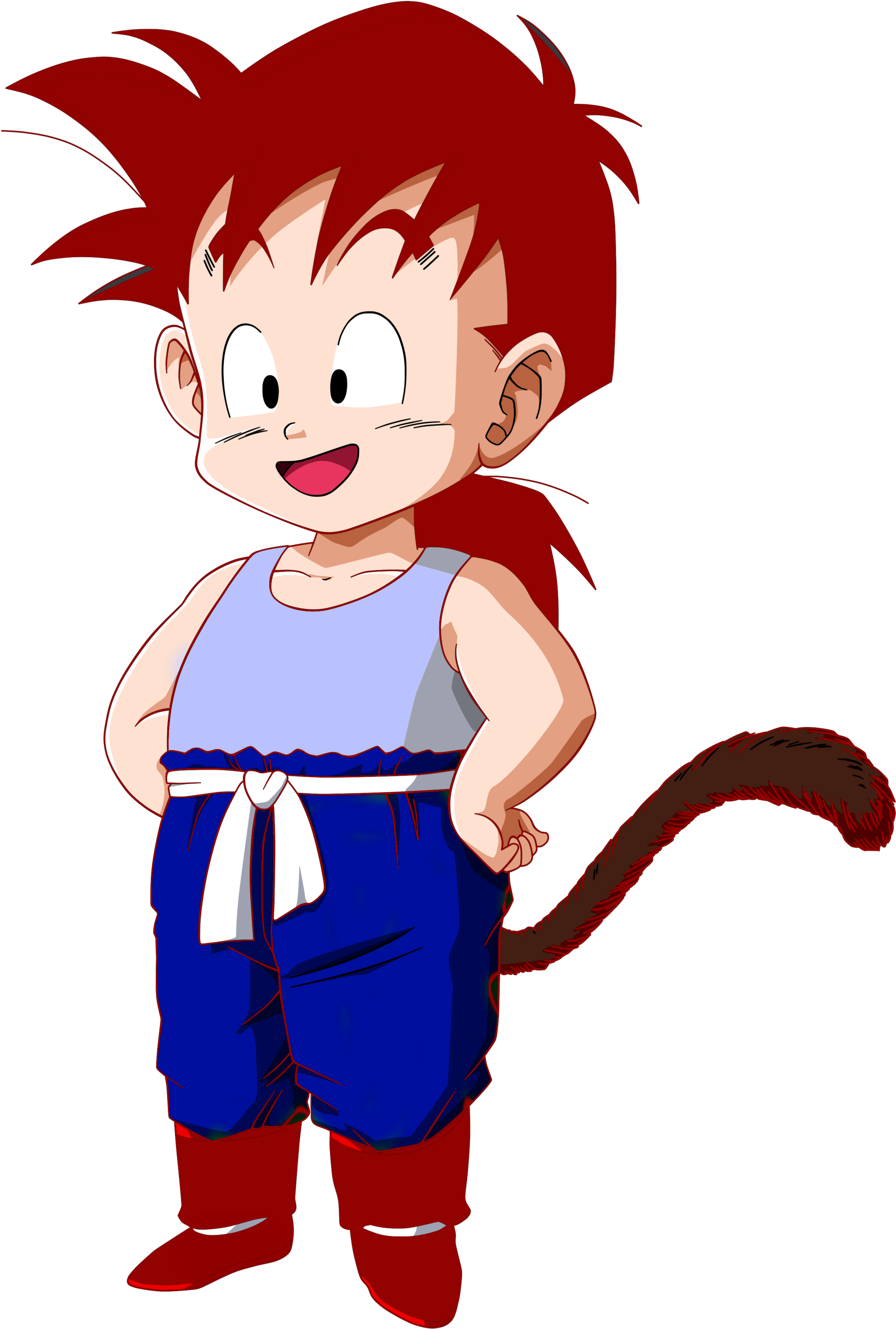 Cashier Clipart Fast Food Cashier - Gohan Pequeño Render (2000x3156), Png Download