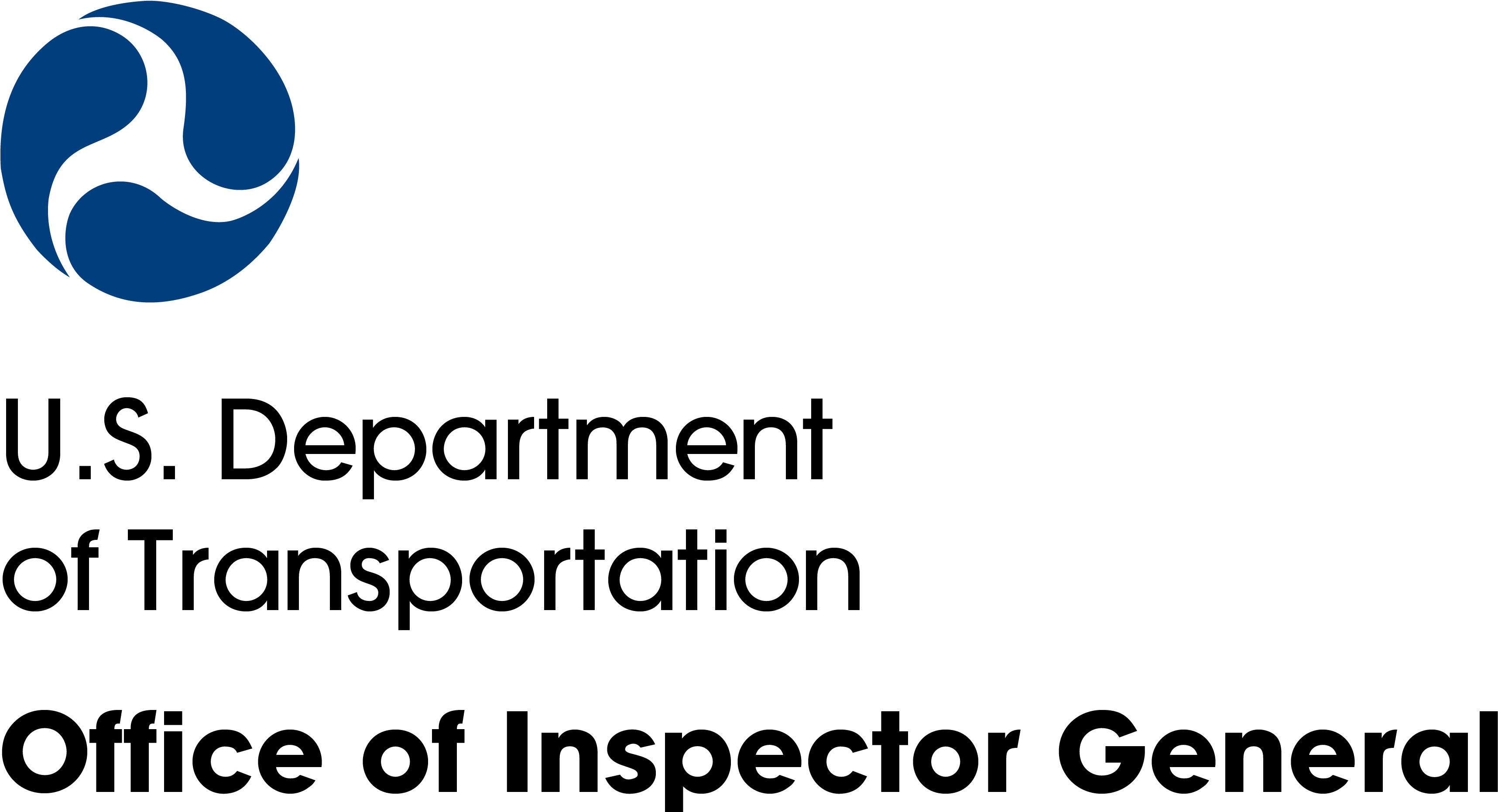 Office Of Inspector General Logo For The Usdot - United States Department Of Transportation Logo Png (3452x2035), Png Download