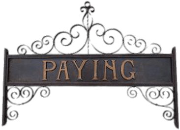 Iron And Bronze Bank Sign - Bank (400x400), Png Download