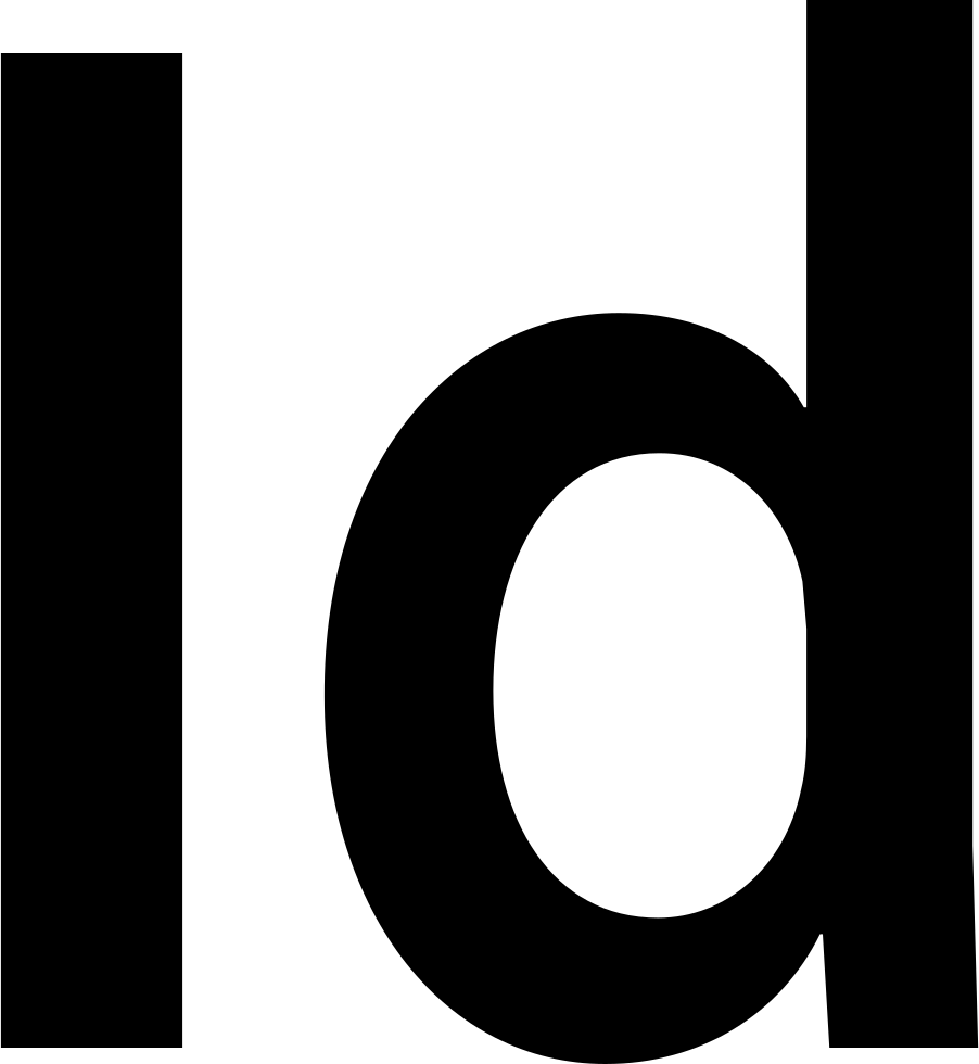 Indesign Comments - Indesign Icon Png Black (902x980), Png Download